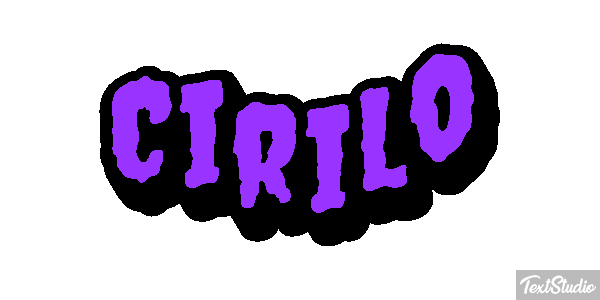 Cirilo Efecto de texto