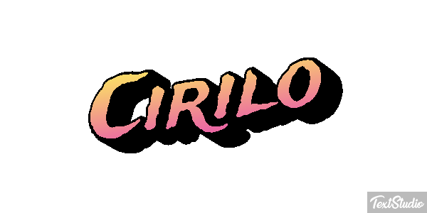Cirilo Efecto de texto