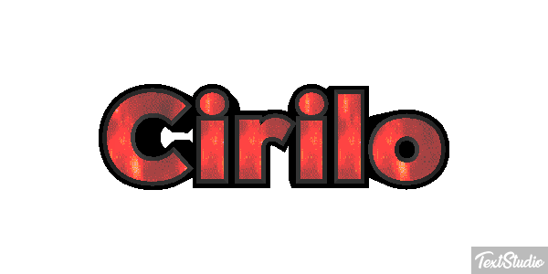 Cirilo Efecto de texto