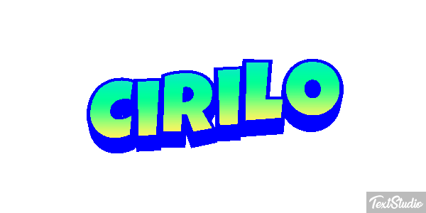 Cirilo Efecto de texto