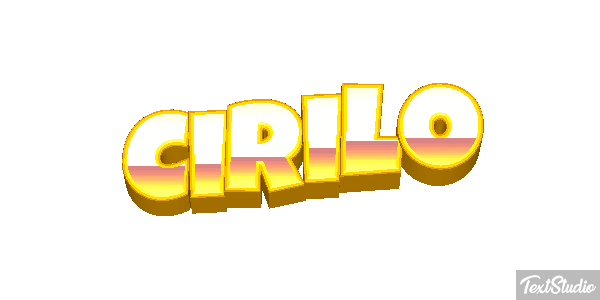 Cirilo Efecto de texto