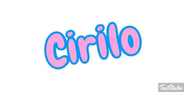 Cirilo Efecto de texto
