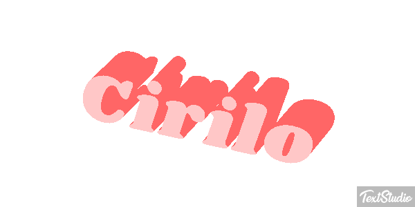 Cirilo Efecto de texto