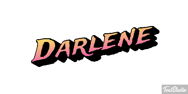 Darlene Text effect