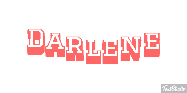 Darlene Text effect
