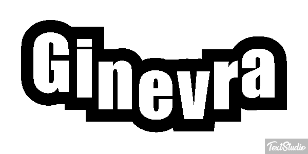 Ginevra Text effect