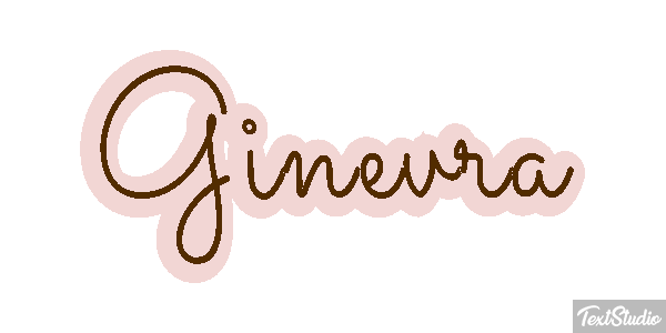 Ginevra Text effect