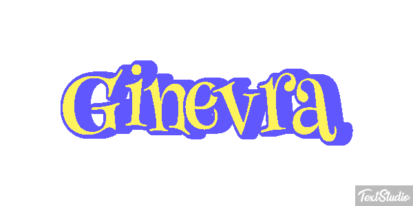 Ginevra Text effect