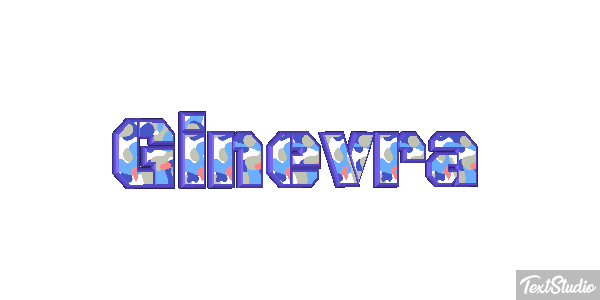 Ginevra Text effect