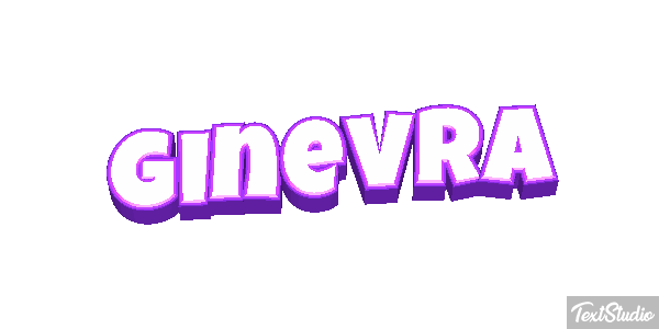 Ginevra Text effect