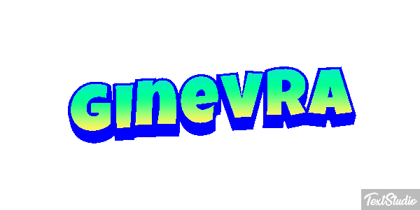 Ginevra Text effect