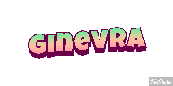 Ginevra Text effect