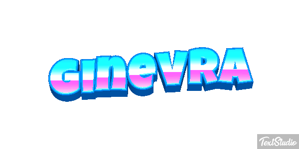 Ginevra Text effect