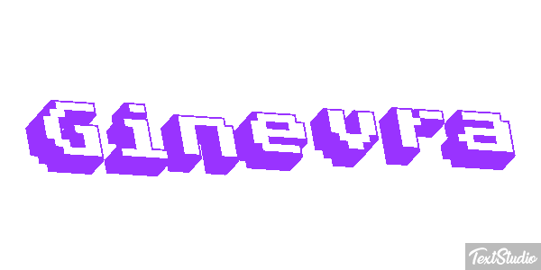 Ginevra Text effect