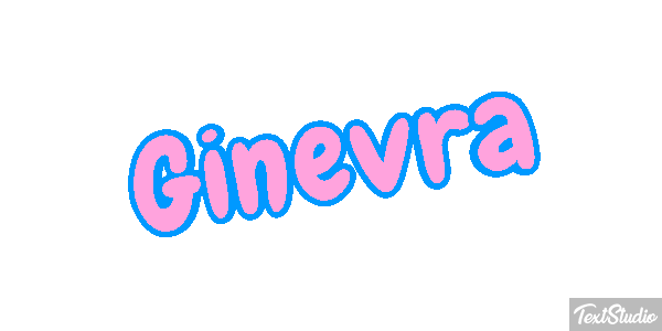 Ginevra Text effect