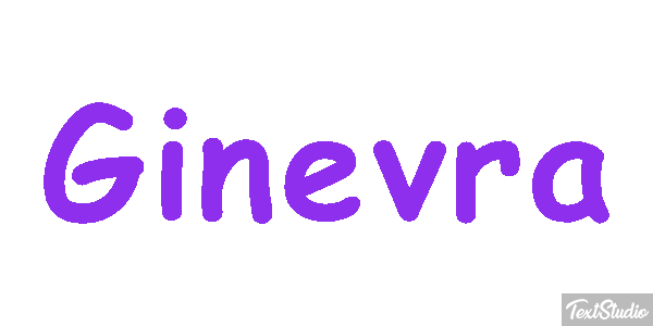 Ginevra Text effect