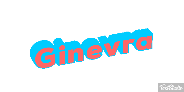 Ginevra Text effect