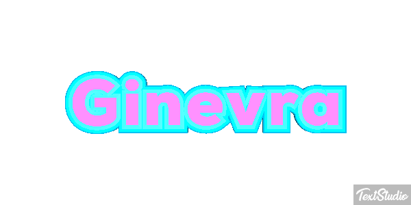 Ginevra Text effect