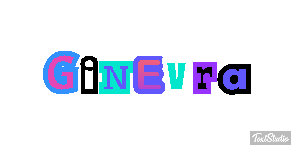 Ginevra Text effect