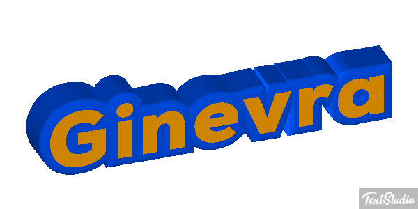 Ginevra Text effect