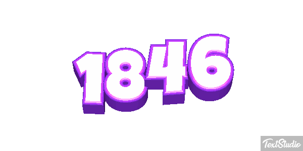 1846 Text effect