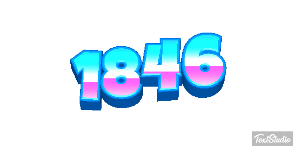 1846 Text effect