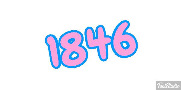 1846 Text effect