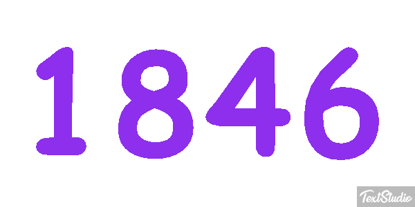 1846 Text effect