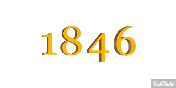 1846 Text effect
