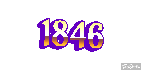1846 Text effect