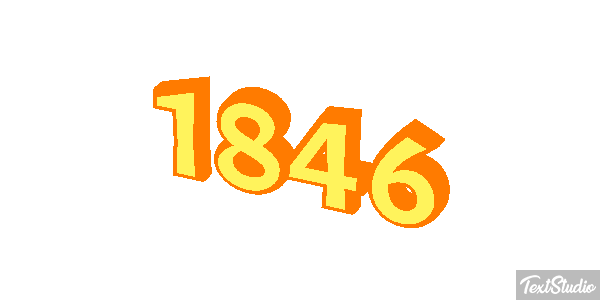 1846 Text effect