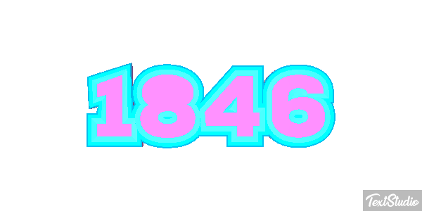 1846 Text effect