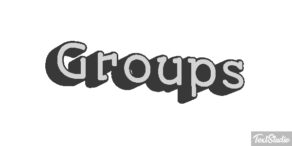 Groups Metin efekti