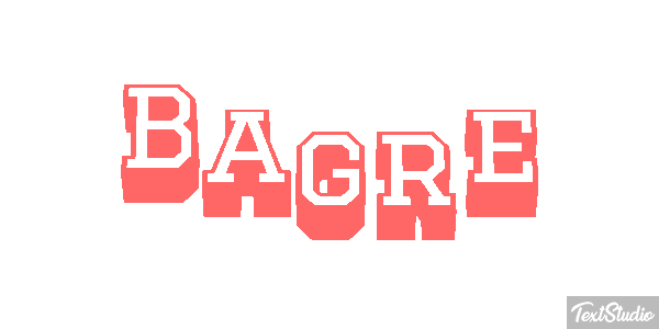 Bagre テキスト効果