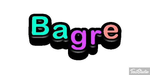 Bagre テキスト効果