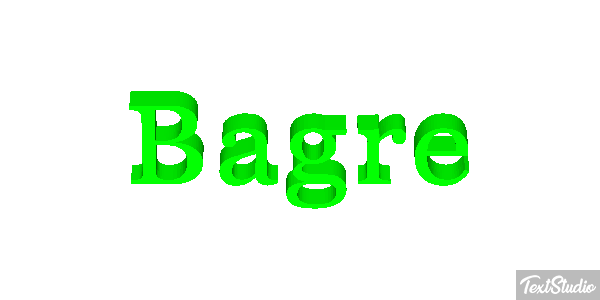 Bagre テキスト効果
