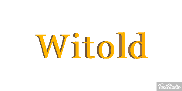 Witold Efekt tekstowy