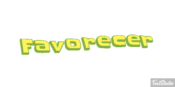 Favorecer Text effect