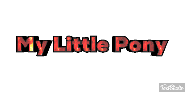 My Little Pony Effet de texte