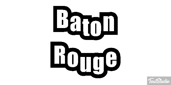 Baton Rouge Efekt tekstowy