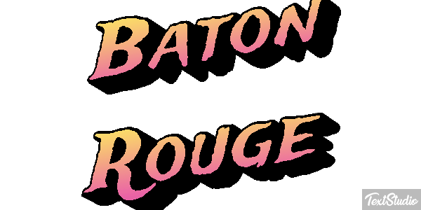 Baton Rouge Efekt tekstowy