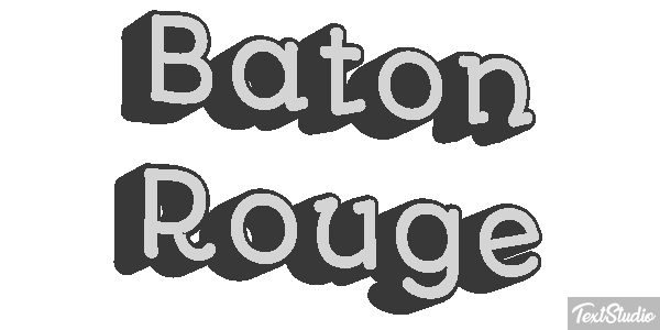 Baton Rouge Efekt tekstowy