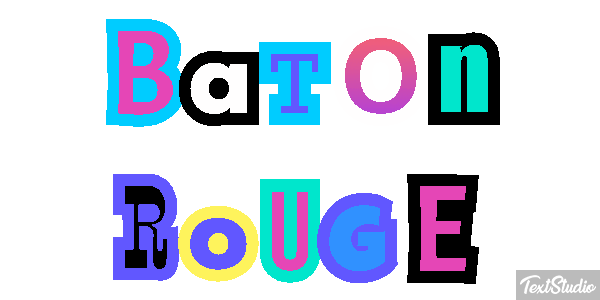 Baton Rouge Efekt tekstowy