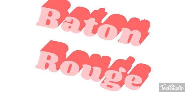 Baton Rouge Efekt tekstowy