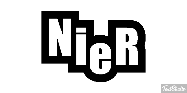 NieR Efekt tekstowy