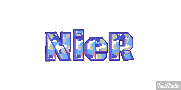 NieR Efekt tekstowy