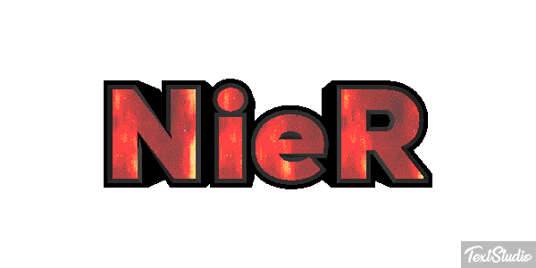 NieR Efekt tekstowy