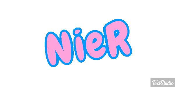 NieR Efekt tekstowy