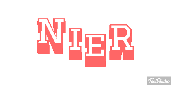 NieR Efekt tekstowy