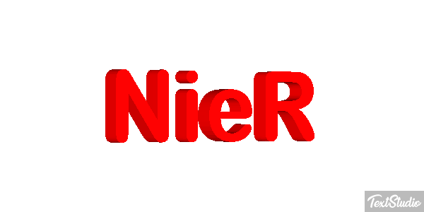 NieR Efekt tekstowy